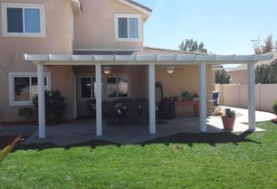 Palmdale CA Patio cover with ceiling fans